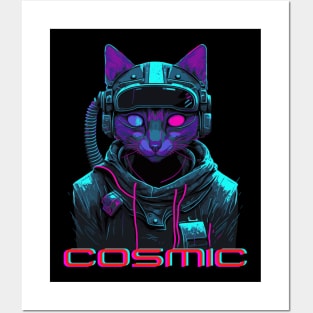 Cosmic Cat Posters and Art